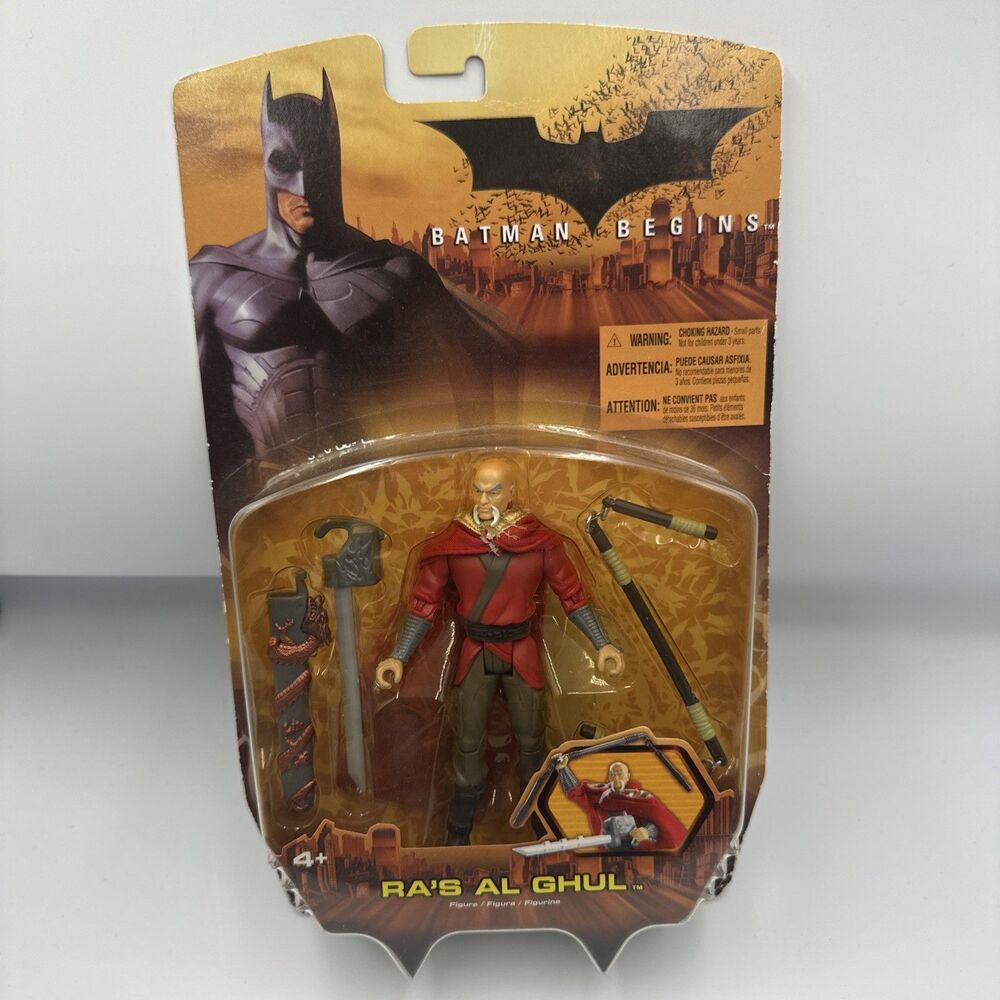 Batman Begins Ra's Al Ghul action figure Brand New Sealed Mattel 2005